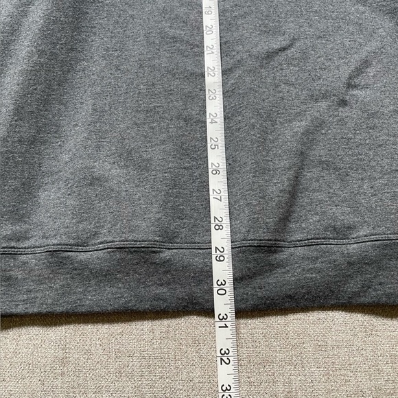 Cabi 3871 Cowl Snap Sleeve Convertible Charcoal Pullover Oversized Sweatshirt - Picture 10 of 12